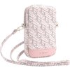 Guess PU G Cube Taška na Telefon se Zipem Pink