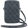 Guess PU 4G Triangle Logo Taška na Telefon se Zipem Black