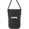 Guess PU 4G Metal Logo Script Taška na Telefon Black