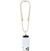 Guess Crossbody Popruh 4G Charm s Nabíjecím Kabelem USB-C/USB-C Beige