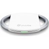 Bezdrátová nabíječka Cellularline Wireless Fast Charger Pad 10W + nabíjecí adaptér, Qi standard, bílá