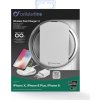 Bezdrátová nabíječka Cellularline Wireless Fast Charger Pad 10W + nabíjecí adaptér, Qi standard, bílá