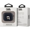 Karl Lagerfeld PU Embossed Karl Head Pouzdro pro AirPods 3 Black