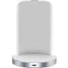 Stojánek pro bezrátové nabíjení Cellularline Wireless Fast Charger Stand + Fast Charge adaptér 10W, Qi standard, bílý