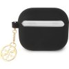 Guess 4G Charm Silikonové Pouzdro pro AirPods 3 Black