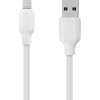 OBAL:ME Simple USB-A/Lightning Kábel 1m White