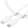 Tactical Smooth Thread Cable USB-C/Lightning 1m White