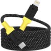 Tactical MagRope USB-C/Lightning 1m Black/Yellow