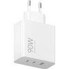 Xiaomi MDY-19-EK Triple (2xUSB-C,1xUSB-A) 90W Cestovní Nabíječka White