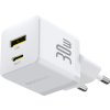 Baseus Palm Fast Nabíječka USB-A + USB-C 30W White