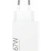 Xiaomi MDY-12-EH USB-A 67W Cestovná Nabíjačka White