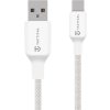 Tactical Stitch Thread Cable USB-A/USB-C 0.3m White