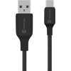 Tactical Stitch Thread Cable USB-A/USB-C 1m Black