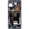 LCD display + Dotyk + Přední Kryt Samsung G988 Galaxy S20 Ultra Cosmic Black (Service Pack)