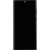 LCD display + Dotyk + Přední kryt Samsung S908B Galaxy S22 Ultra Phantom Black (Service Pack)