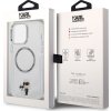 Karl Lagerfeld IML Karl and Choupette MagSafe Zadný Kryt pre iPhone 13 Pro Max Transparent