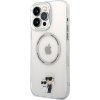 Karl Lagerfeld IML Karl and Choupette MagSafe Zadný Kryt pre iPhone 13 Pro Max Transparent