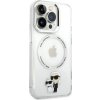 Karl Lagerfeld IML Karl and Choupette MagSafe Zadný Kryt pre iPhone 14 Pro Max Transparent