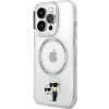 Karl Lagerfeld IML Karl and Choupette MagSafe Zadný Kryt pre iPhone 14 Pro Max Transparent