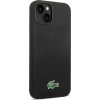 Lacoste Liquid Silicone Microfiber Croc Logo MagSafe Zadný Kryt pre iPhone 13/14/15 Black