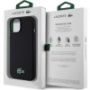 Lacoste Liquid Silicone Microfiber Croc Logo Magsafe Zadný Kryt pre iPhone 15 Black
