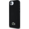 Lacoste Iconic Petit Pique Woven Logo MagSafe Zadný Kryt pre iPhone 16e Black