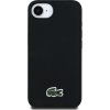 Lacoste Iconic Petit Pique Woven Logo MagSafe Zadný Kryt pre iPhone 16e Black