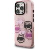 Karl Lagerfeld IML Multi K&CH Heads Zadný Kryt pre iPhone 16 Pro Pink