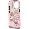 Karl Lagerfeld IML Multi K&CH Heads Zadný Kryt pre iPhone 16 Pro Pink