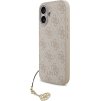 Guess 4G Charm Zadný Kryt pre iPhone 17 Tone on Tone Pink