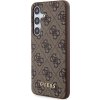 Guess 4G Zadný Kryt pre Samsung Galaxy S24 Brown