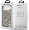 Karl Lagerfeld IML Leopard MagSafe Zadný Kryt pre iPhone Air Brown