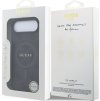 Guess PU Leather 4G Colored Ring MagSafe Zadný Kryt pre iPhone Air Black