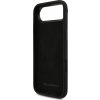 Karl Lagerfeld Liquid Silicone Metal Ikonik Zadný Kryt pre iPhone Air Black
