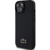 Lacoste Iconic Petit Pique Woven Logo Magsafe Zadný Kryt pre iPhone 15 Black