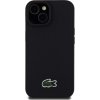 Lacoste Iconic Petit Pique Woven Logo Magsafe Zadný Kryt pre iPhone 15 Black