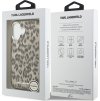 Karl Lagerfeld IML Leopard MagSafe Zadný Kryt pre iPhone 17 Brown