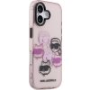 Karl Lagerfeld IML Multi K&CH Heads Zadný Kryt pre iPhone 17 Pink