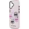 Karl Lagerfeld IML Multi K&CH Heads Zadný Kryt pre iPhone 17 Pink