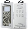 Karl Lagerfeld IML Leopard MagSafe Zadný Kryt pre iPhone 17 Pro Brown