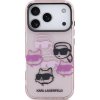Karl Lagerfeld IML Multi K&CH Heads Zadný Kryt pre iPhone 17 Pro Pink