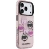 Karl Lagerfeld IML Multi K&CH Heads Zadný Kryt pre iPhone 17 Pro Pink