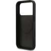 Guess PU Leather 4G Colored Ring MagSafe Zadný Kryt pre iPhone 17 Pro Black