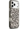 Karl Lagerfeld IML Leopard MagSafe Zadný Kryt pre iPhone 17 Pro Max Brown
