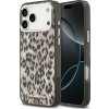 Karl Lagerfeld IML Leopard MagSafe Zadný Kryt pre iPhone 17 Pro Max Brown