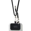 Karl Lagerfeld Universal Crossbody Popruh Cord and Ikonik Pins Black