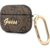 Guess 4G Script PC/PU Puzdro pre Airpods Pro Brown