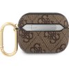 Guess 4G Script PC/PU Puzdro pre Airpods Pro Brown