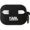 Karl Lagerfeld 3D Logo NFT Choupette Head Silikónové Puzdro pre Airpods Pro 2 Black