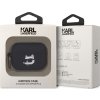 Karl Lagerfeld 3D Logo NFT Choupette Head Silikónové Puzdro pre Airpods Pro 2 Black